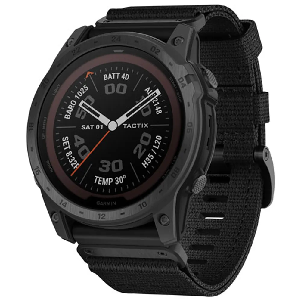 Garmin tactix 7 Standard Tactical 51mm Bluetooth Multisport Smartwatch - Black