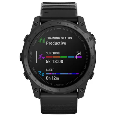 Garmin Tactix 7 Pro 51mm Multisport GPS Smartwatch with Heart Rate Monitor & Health Tracking - Black