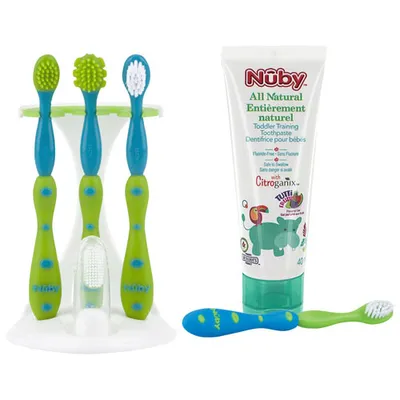 Nuby & DR. Talbot's Oral Care Set Toothpaste & Toothbrush