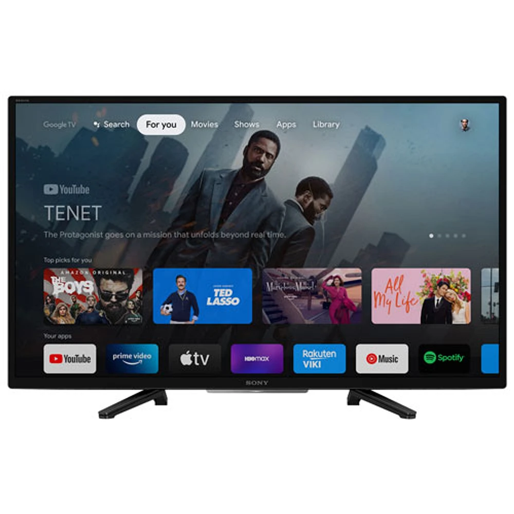 Téléviseur intelligent Google HDR DEL HD 720p de 32 po W830K de Sony (KD32W830K)