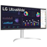 LG UltraWide 34" FHD 100Hz 5ms GTG LED IPS FreeSync Gaming Monitor (34WQ650-W) - White - Only at Best Buy