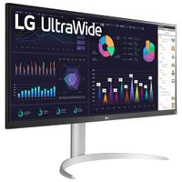 LG UltraWide 34" FHD 100Hz 5ms GTG LED IPS FreeSync Gaming Monitor (34WQ650-W) - White - Only at Best Buy