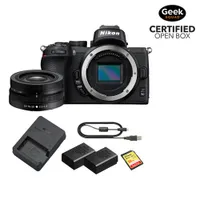 Open Box - Nikon Z 50 Mirrorless Camera with 16mm-50mm Lens Kit, Extra Battery & SD Card -Only at Best Buy