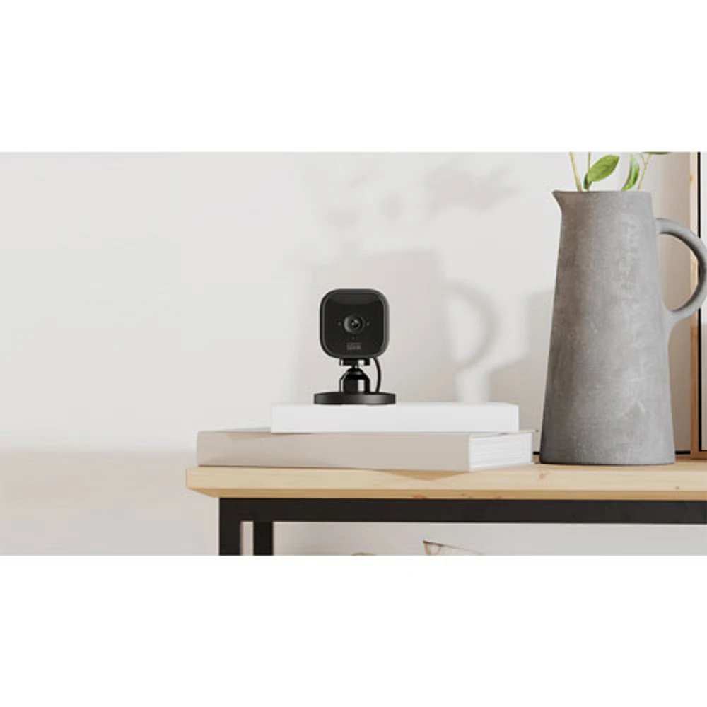 Caméra IP 1080p d'intérieur Wi-Fi Mini de Blink - Noir