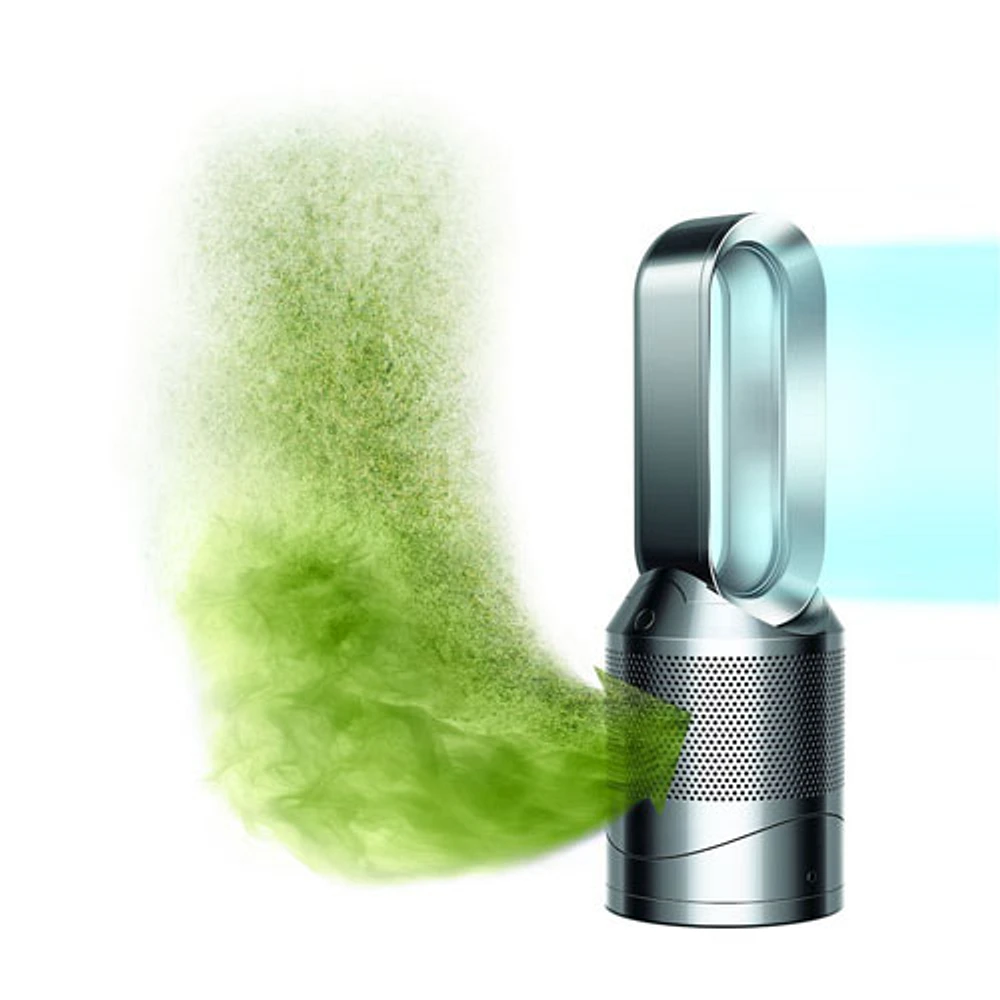 Purificateur d'air Pure Hot + Cool Link HP02 de Dyson avec filtre HEPA - Noir acier/Nickel