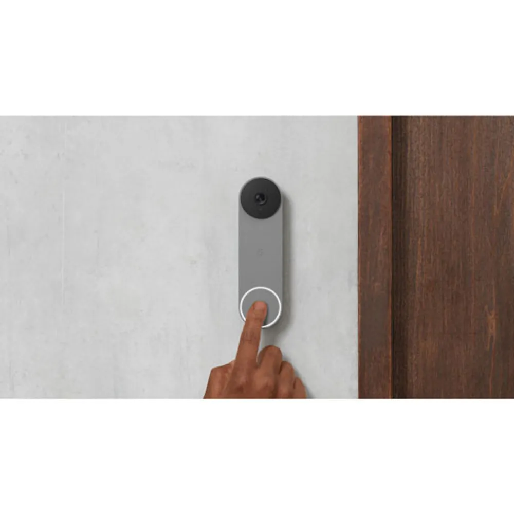 Google Nest Wire-Free Video Doorbell - Ash