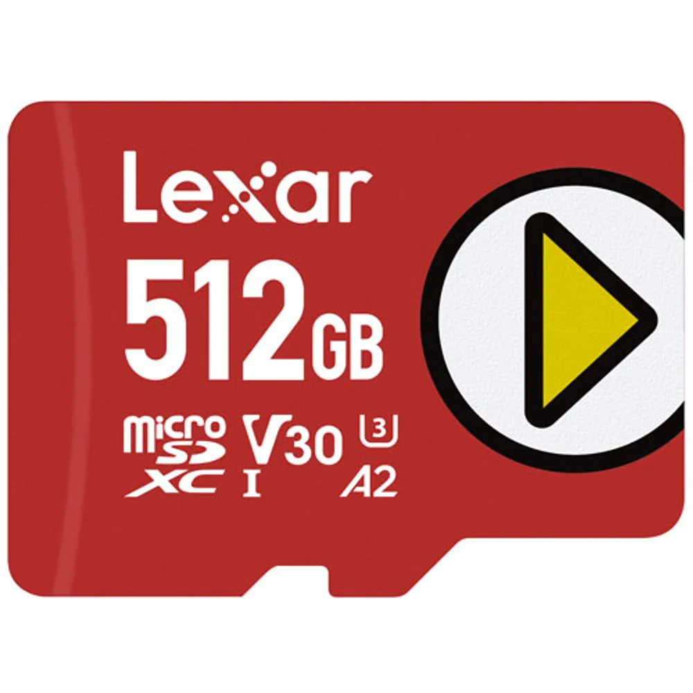 Lexar Play 512GB 150 MB/s microSD Memory Card