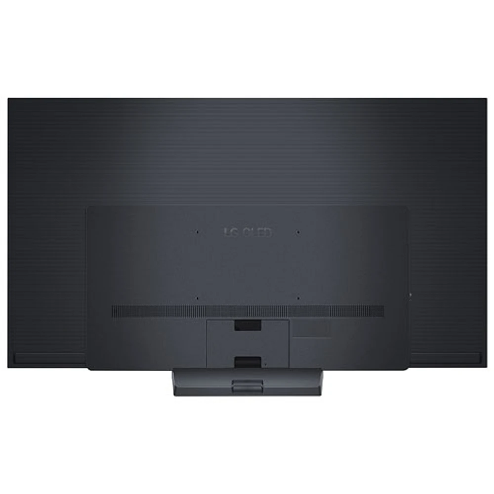 LG 65" 4K UHD HDR OLED webOS Evo ThinQ AI Smart TV (OLED65C2PUA) - 2022 - Dark Titan Silver