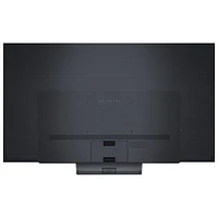 LG 65" 4K UHD HDR OLED webOS Evo ThinQ AI Smart TV (OLED65C2PUA) - 2022 - Dark Titan Silver