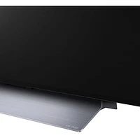 LG 65" 4K UHD HDR OLED webOS Evo ThinQ AI Smart TV (OLED65C2PUA) - 2022 - Dark Titan Silver