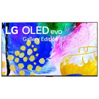 LG 83" G2 4K UHD HDR OLED webOS Evo Gallery Smart TV (OLED83G2PUA) - 2022 - Satin Silver