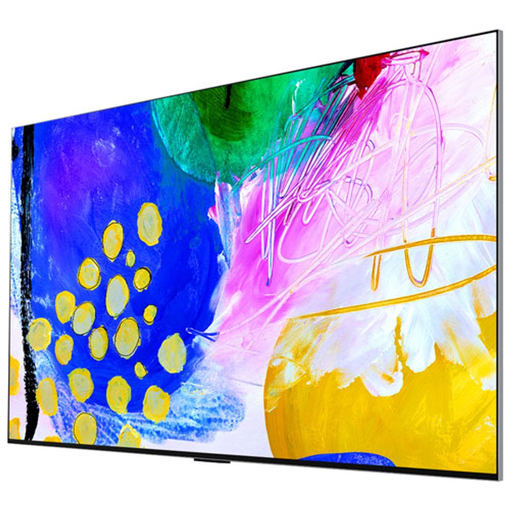 LG 83" G2 4K UHD HDR OLED webOS Evo Gallery Smart TV (OLED83G2PUA) - 2022 - Satin Silver