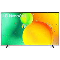 Téléviseur intelligent webOS HDR DEL UHD 4K de 70 po NanoCell de LG (70NANO75UQA) - 2022 - Bleu cendré - Excl. BBY