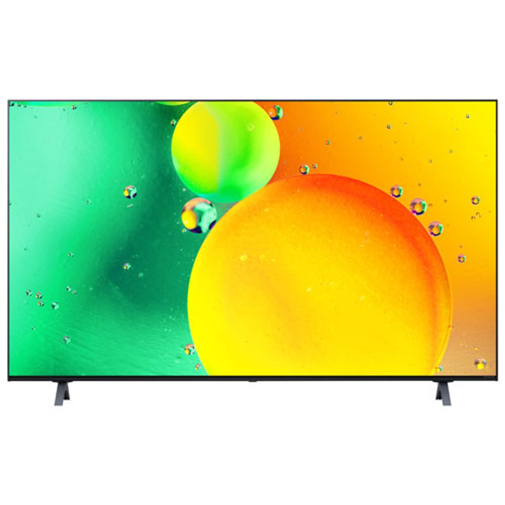 LG NanoCell 70" 4K UHD HDR LED webOS Smart TV (70NANO75UQA) - 2022 - Ashed Blue - Only at Best Buy