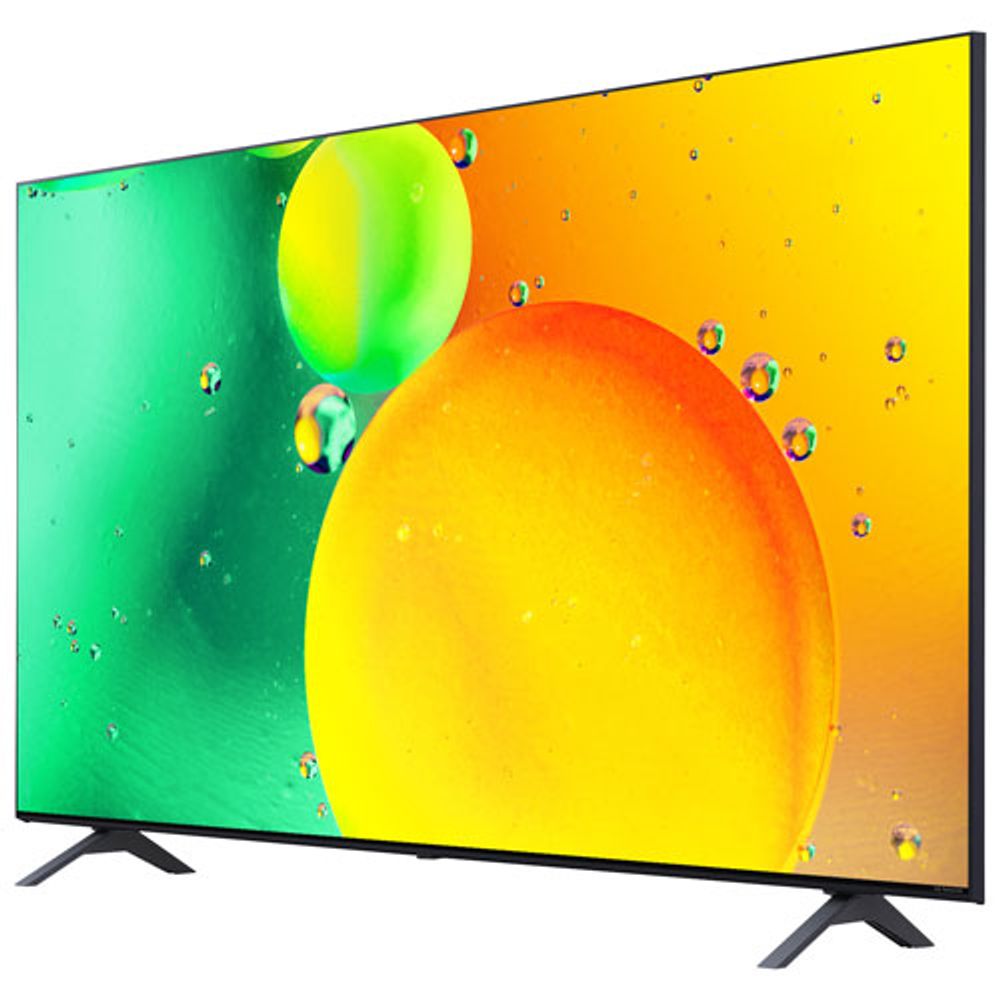 LG NanoCell 70" 4K UHD HDR LED webOS Smart TV (70NANO75UQA) - 2022 - Ashed Blue - Only at Best Buy