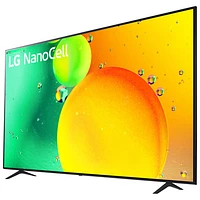 Téléviseur intelligent webOS HDR DEL UHD 4K de 70 po NanoCell de LG (70NANO75UQA) - 2022 - Bleu cendré - Excl. BBY