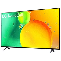 Téléviseur intelligent webOS HDR DEL UHD 4K de 65 po NanoCell de LG (65NANO75UQA) - 2022 - Bleu cendré