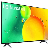 Téléviseur intelligent webOS HDR DEL UHD 4K de 65 po NanoCell de LG (65NANO75UQA) - 2022 - Bleu cendré