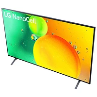 Téléviseur intelligent webOS HDR DEL UHD 4K de 65 po NanoCell de LG (65NANO75UQA) - 2022 - Bleu cendré