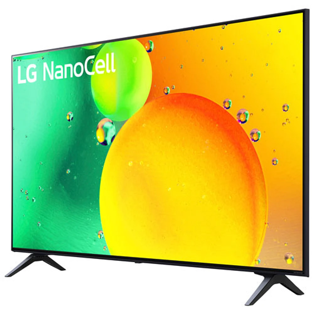 Téléviseur intelligent webOS HDR DEL UHD 4K de 43 po NanoCell de LG (43NANO75UQA) - 2022 - Bleu cendré