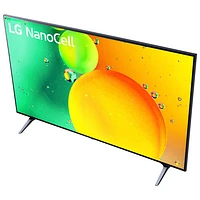 Téléviseur intelligent webOS HDR DEL UHD 4K de 43 po NanoCell de LG (43NANO75UQA) - 2022 - Bleu cendré