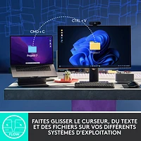 Souris sans fil MX Master 3S de Logitech - Noir
