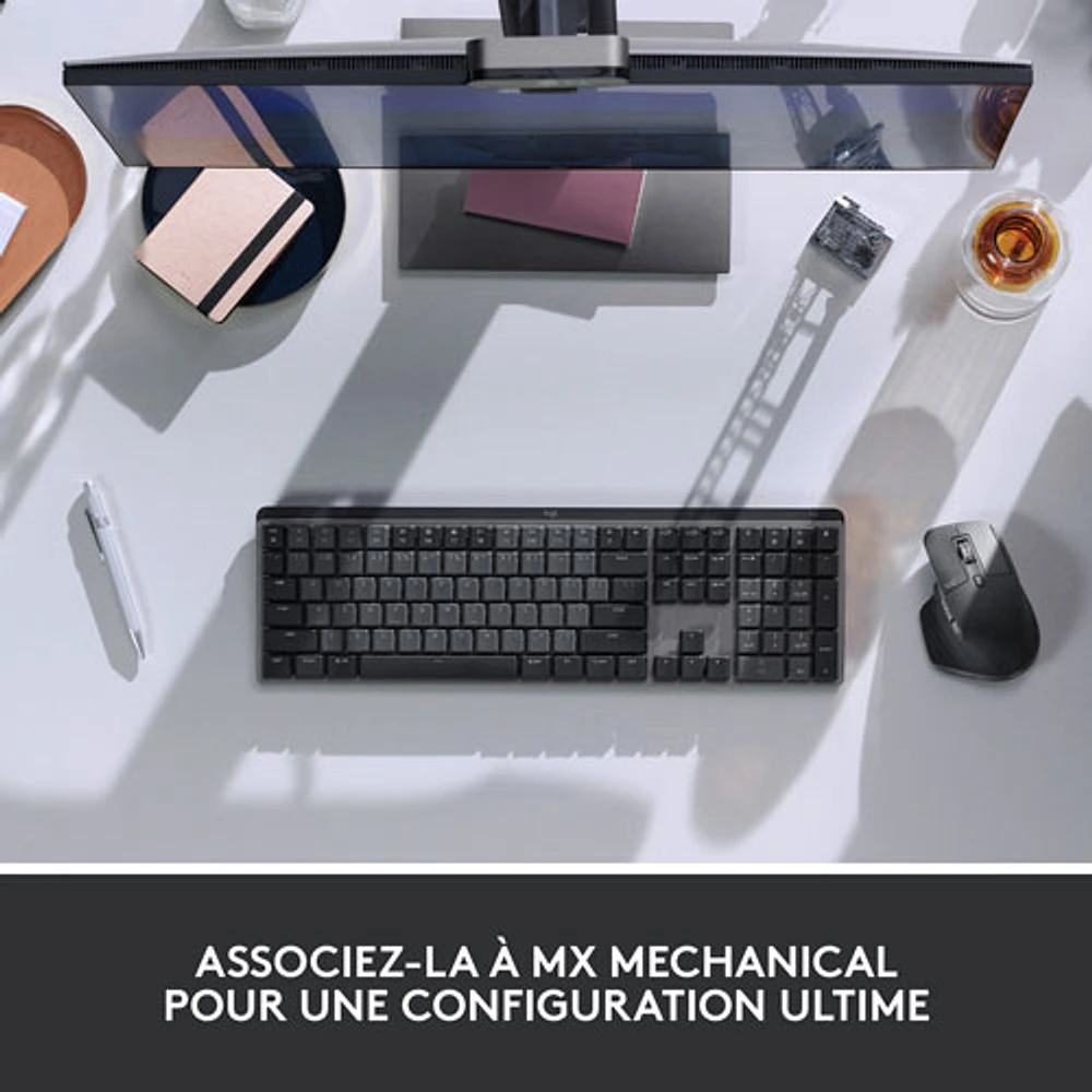 Souris sans fil MX Master 3S de Logitech - Noir