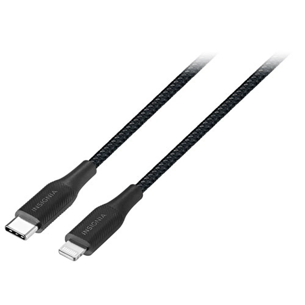Insignia 1.8m (5.9 ft.) USB-C to Lightning Cable (NS-MCLC6BK23-C) - Black