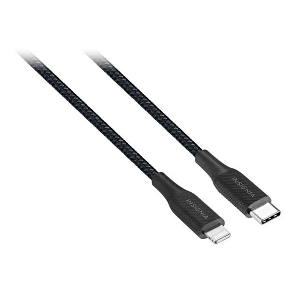 Insignia 1.8m (5.9 ft.) USB-C to Lightning Cable (NS-MCLC6BK23-C) - Black