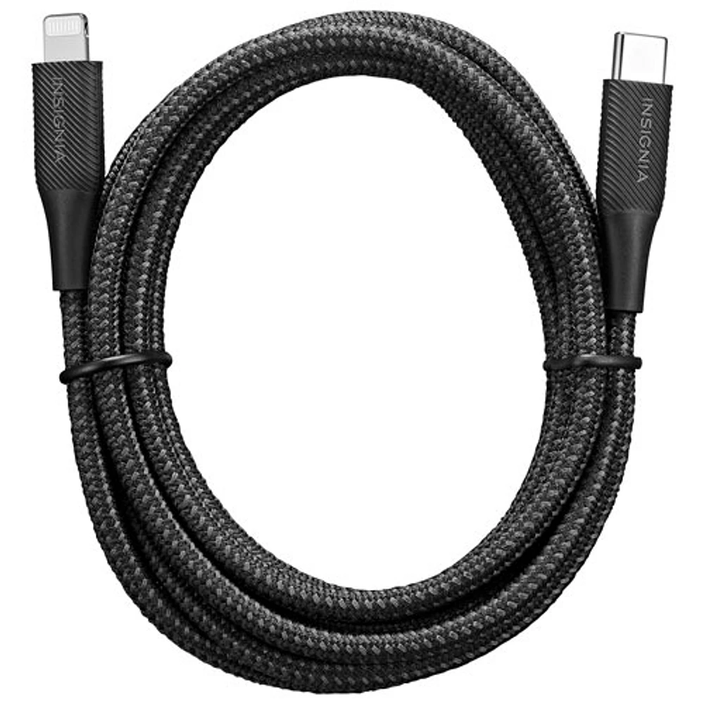 Insignia 1.8m (5.9 ft.) USB-C to Lightning Cable (NS-MCLC6BK23-C) - Black