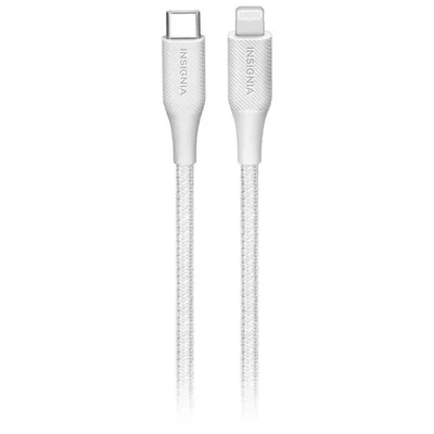 Insignia 1.8m (5.9 ft.) USB-C to Lightning Cable (NS-MCLC6WH23-C) - White