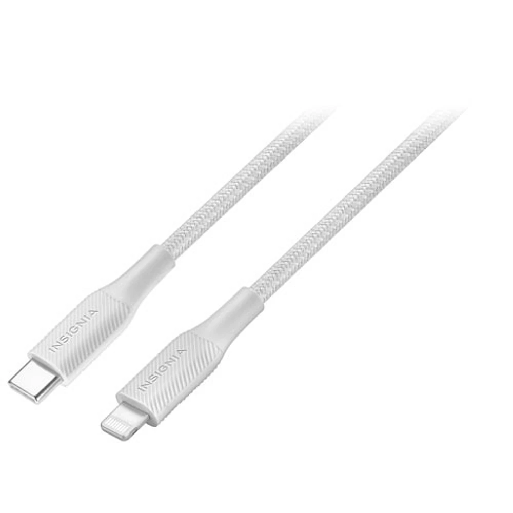 Insignia 1.8m (5.9 ft.) USB-C to Lightning Cable (NS-MCLC6WH23-C) - White