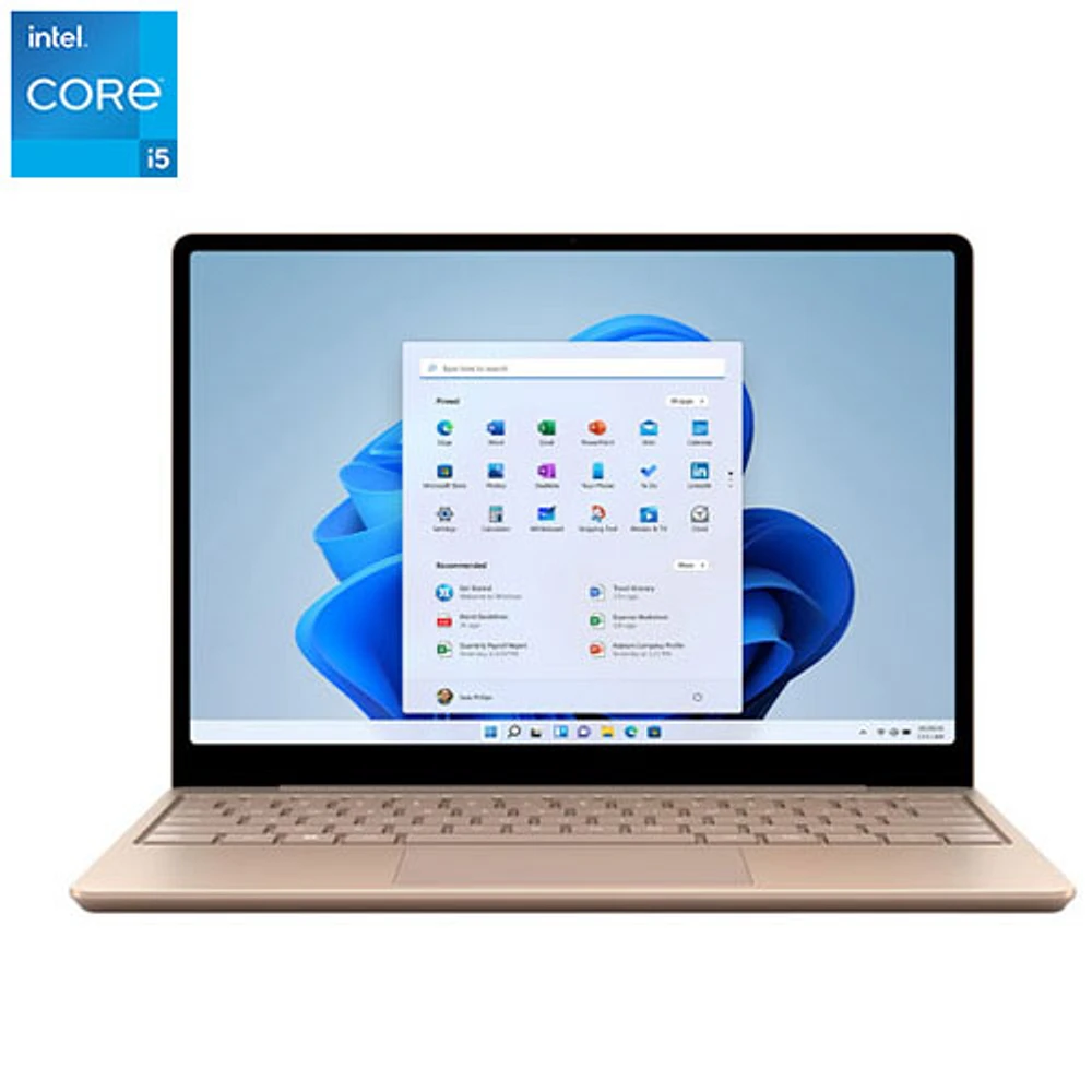 Surface Laptop écran tactile Go 2 12,4 po Microsoft - Grès (i5-1135G7 Intel/SSD 256 Go/RAM 8 Go) - Ang
