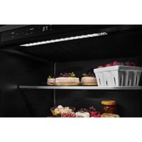 KitchenAid Undercounter 5.2 Cu. Ft. Freestanding Bar Fridge (KURR314KBS) - Black Stainless Steel