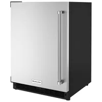 KitchenAid Undercounter 5.0 Cu. Ft. Freestanding Bar Fridge (KURL114KSB) - Stainless Steel