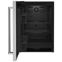 KitchenAid Undercounter 5.0 Cu. Ft. Freestanding Bar Fridge (KURL114KSB) - Stainless Steel