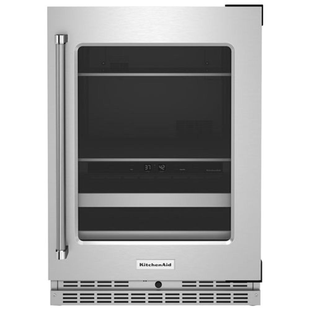 KitchenAid Undercounter 4.9 Cu. Ft. Freestanding Beverage Centre (KUBR314KSS) - Stainless Steel