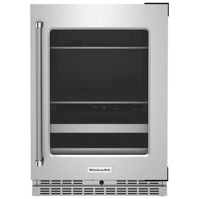 KitchenAid Undercounter 4.9 Cu. Ft. Freestanding Beverage Centre (KUBR314KSS) - Stainless Steel