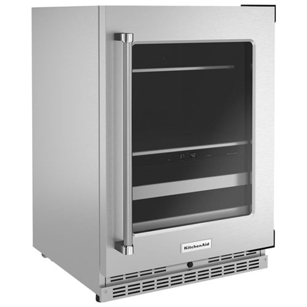 KitchenAid Undercounter 4.9 Cu. Ft. Freestanding Beverage Centre (KUBR314KSS) - Stainless Steel