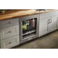 KitchenAid Undercounter 4.9 Cu. Ft. Freestanding Beverage Centre (KUBR314KSS) - Stainless Steel