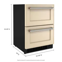 KitchenAid Undercounter Drawer 4.3 Cu. Ft. Freestanding Bar Fridge (KUDF204KPA) - Panel Ready