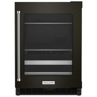 KitchenAid Undercounter 4.9 Cu. Ft. Freestanding Beverage Centre (KUBR314KBS) - Black Stainless Steel