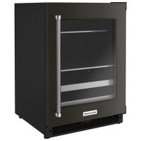 KitchenAid Undercounter 4.9 Cu. Ft. Freestanding Beverage Centre (KUBR314KBS) - Black Stainless Steel