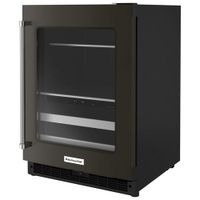 KitchenAid Undercounter 4.9 Cu. Ft. Freestanding Beverage Centre (KUBR314KBS) - Black Stainless Steel