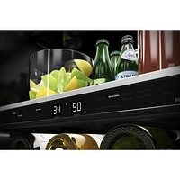 KitchenAid Undercounter 4.9 Cu. Ft. Freestanding Beverage Centre (KUBR314KBS) - Black Stainless Steel