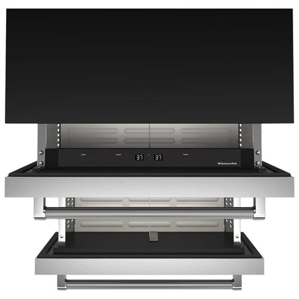 KitchenAid Undercounter Drawer 4.4 Cu. Ft. Freestanding Bar Fridge (KUDR204KSB) - Stainless Steel