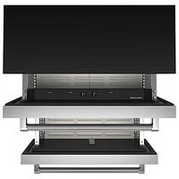 KitchenAid Undercounter Drawer 4.4 Cu. Ft. Freestanding Bar Fridge (KUDR204KSB) - Stainless Steel
