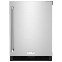 KitchenAid Undercounter 5.0 Cu. Ft. Freestanding Bar Fridge (KURR114KSB) - Stainless Steel