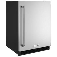 KitchenAid Undercounter 5.0 Cu. Ft. Freestanding Bar Fridge (KURR114KSB) - Stainless Steel