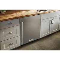 Réfrigérateur de bar autonome sous le comptoir de 5,0 pi³ de KitchenAid (KURR114KSB) - Acier inoxydable